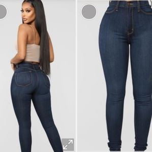 Fashion Nova Jeans Dark Denim